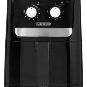 BLACK+DECKER AFM4-BR — Air Fryer Tamanho Medio Mecanica, 127V