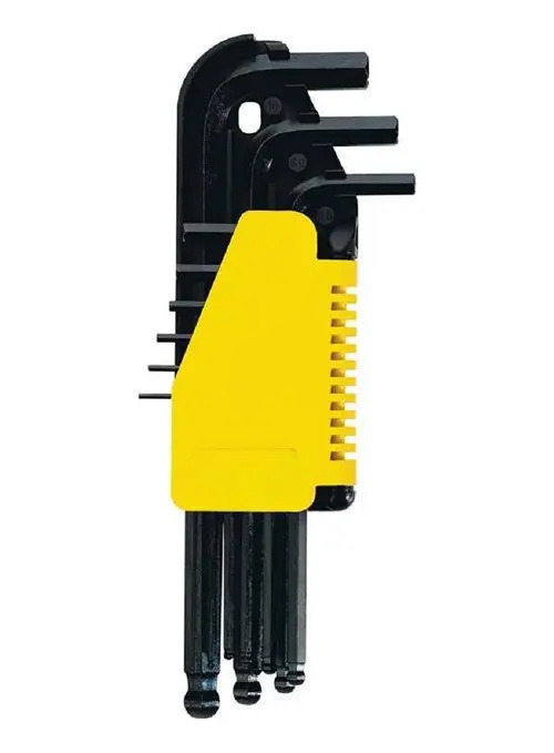 STANLEY 9PCS JG Chaves Hexag.abaulada (MM)