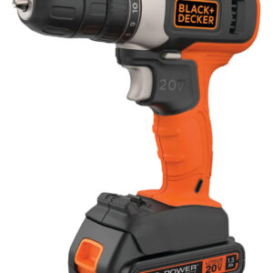 Black+decker BCD702C1-BR — Parafusadeira / Furadeira 3/8" (10MM) 20 Max* LI-Ion Vvr 2 Velocidades, 1 Bat, 1,5AH e Carreg Bivolt