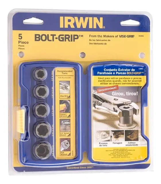 IRWIN Conj Extrat Paraf e Porc 5 PÇ Irw Etj BL