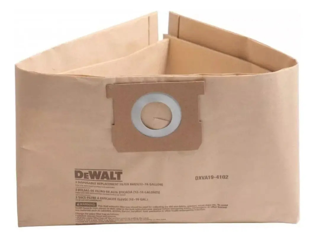 DEWALT DXVA19-4102 — Saco Coletor de PÓ 45 - 60 Litros Acessório DWV112