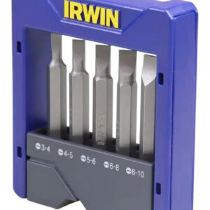 CJ Pwr Bit IRWIN 5 Pçs Fenda Etj