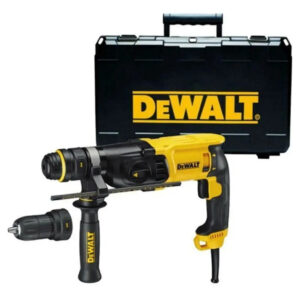 DEWALT D25134K-B2 — Martelete Perf/Romp SDS Plus 1" (26MM) 800W, 2,6J, Vvr, 3 Modos, 2,6KG, C/ Maleta e Mandril 1/2", 220V
