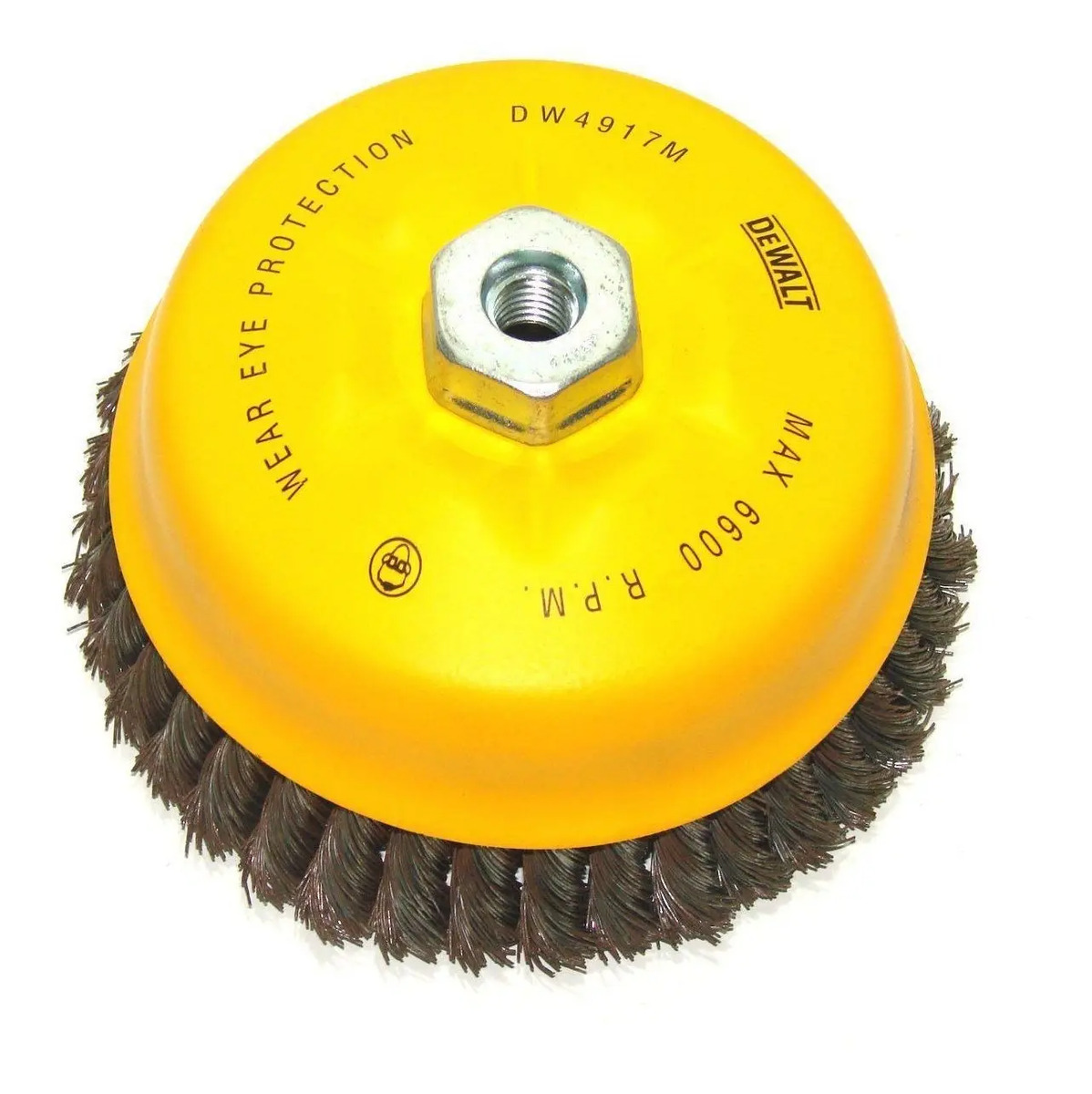 DEWALT DW4917M — Escova Copa Trançada 6"