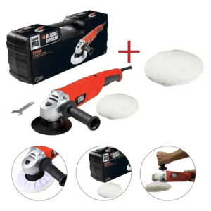 Black+decker WP600K-B2 — Politriz / Lixadeira 5" (127MM) 600W com Maleta e 2 Acessórios - 220V