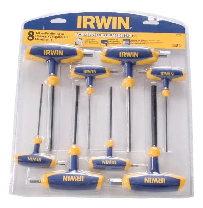 IRWIN IW10771 — Jogo de Chaves Hex T 2,0 - 10,0MM - 8PCS
