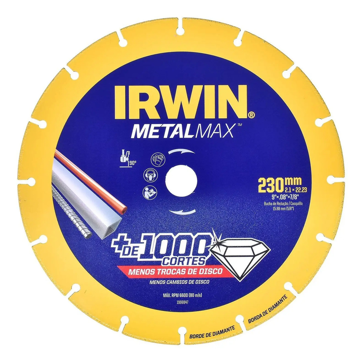IRWIN Diam Corte Metalmax AG/CS 9" X 7/8"