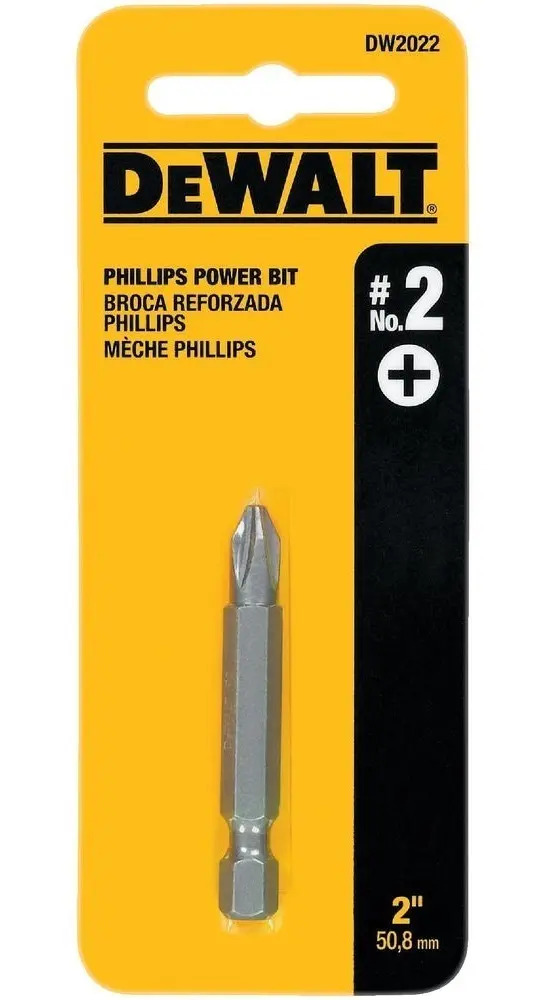 DEWALT DW2022Z — Ponta 2" Phillips # 2 - Cartela com 1 Unidade