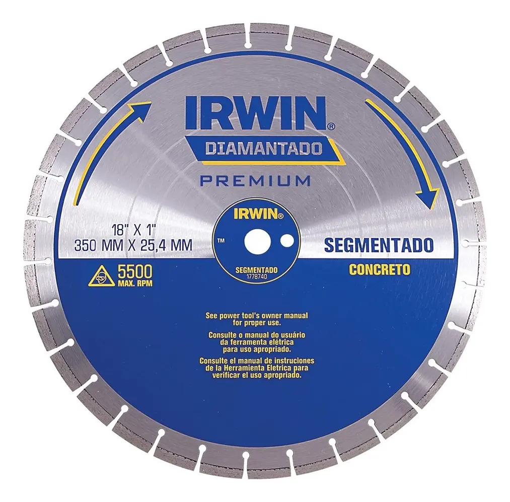 Disco Diam Seg IRWIN Prem 350 X 25.4MM