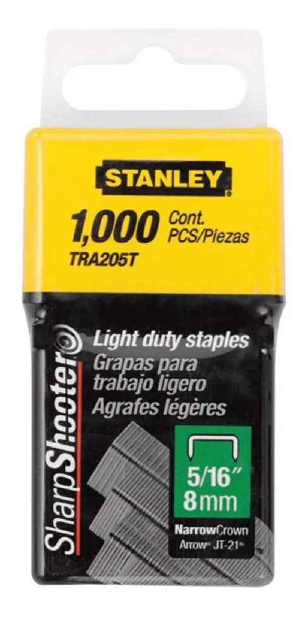 STANLEY TRA205T — Grampos 5/16" - 1.000PC
