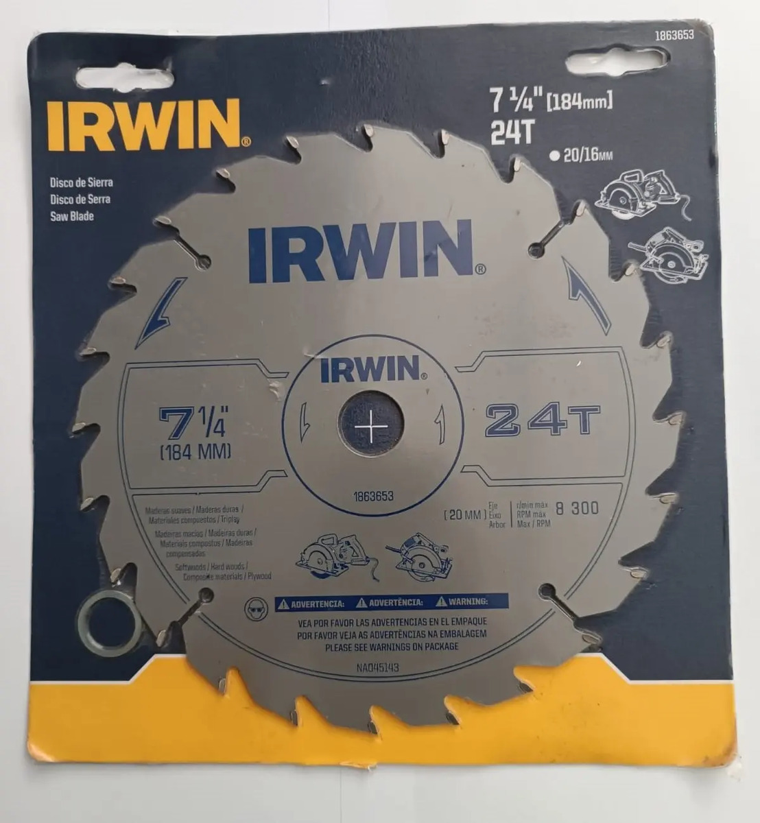 IRWIN Serra Cir Basico 184MM X 24D X 20MM