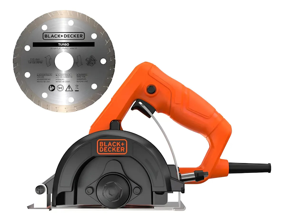 Black+decker BES41200A-BR — Serra Marmore 4-1/2" (115MM) 1.200W C/ 1 Disco 127V