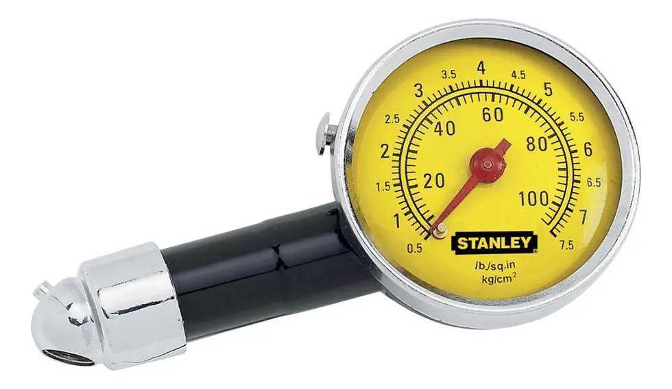 STANLEY Calibrador Pressao de Pneus Relogio