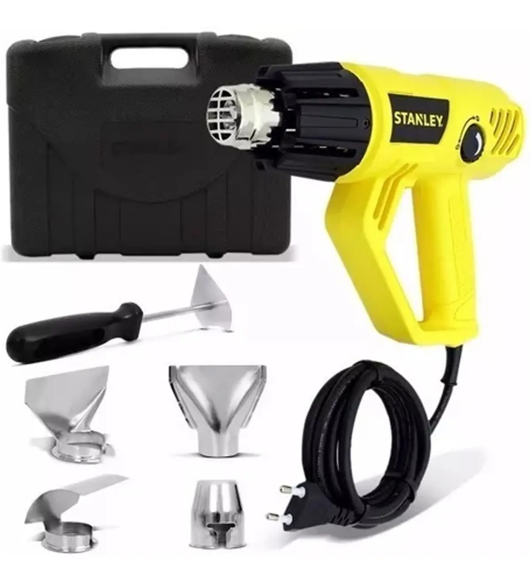 STANLEY STXH2000K-BR — Soprador Térmico 1800W com 127V 5 Acessorios e Maleta - 127V