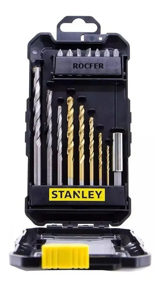 STANLEY STA7221-XJ — Jogo para Furar e Parafusar 16 Peças