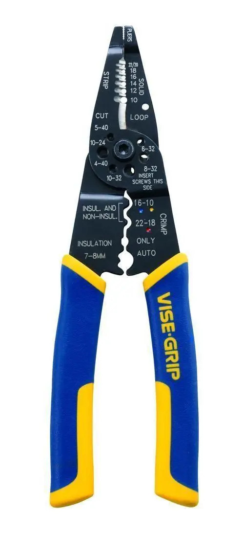 IRWIN Alicate Ele Multi-Uso Fio/Cabo 8" V-Grip