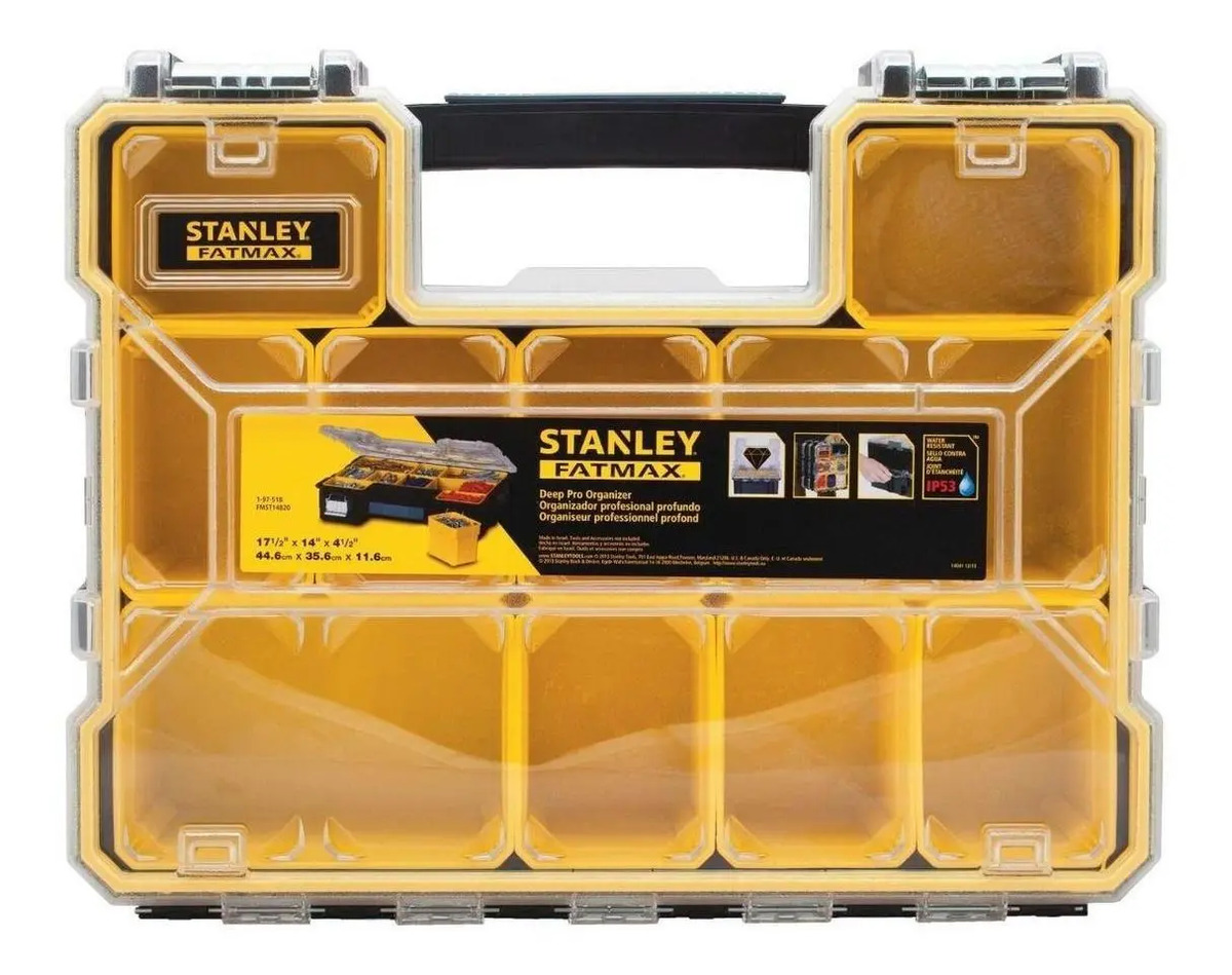 STANLEY FMST14820 — Organizador Impermeável com Fecho Metálico Fatmax® Profundo