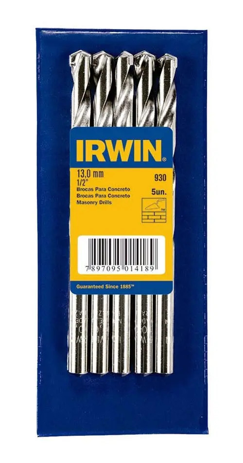 IRWIN IW930 — BR MD IRWIN 250 X 13.0MM 1/2" EV CX C/5