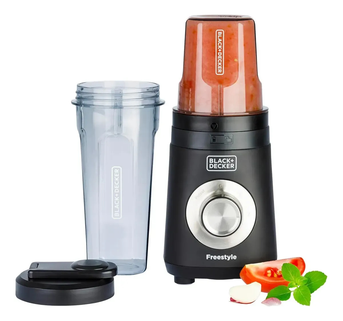 Black+decker LP420-BR — Liquidificador Pessoal + Processador, 2X1, 2 Vel+pulsar, 127V (Á Venda - Lançamento)