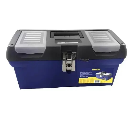 IRWIN IWST16013-LA — Caixa para Ferramentas 16", Trava Metálica, IRWIN