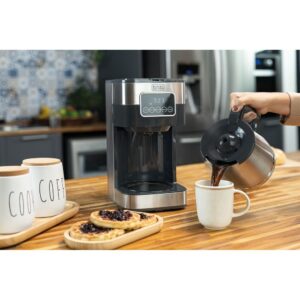 Black+decker CM350G-BR — Gourmand Gris - Cafeteira Programável, Jarra INOX, 38 Cafés, 127V