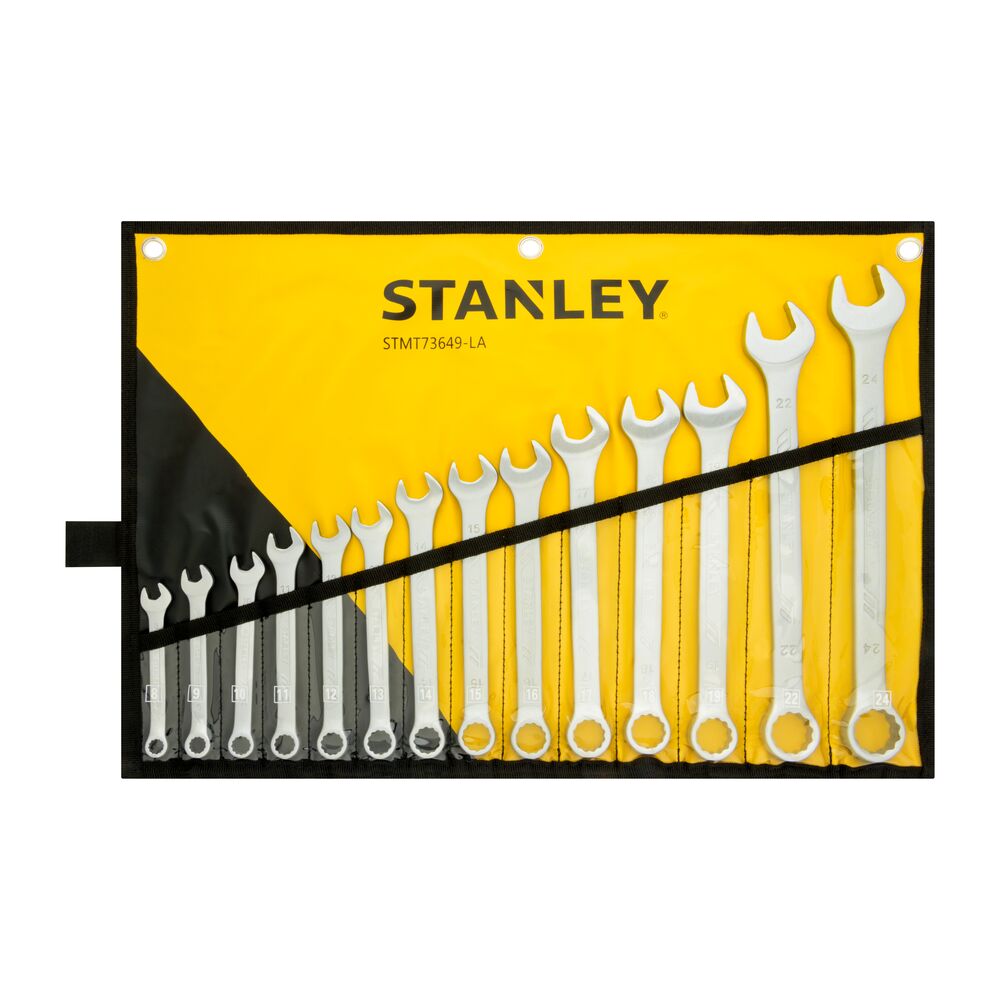STANLEY STMT73649-LA — Jogo Chaves Combinadas Anti-Slip MM 14 PCS