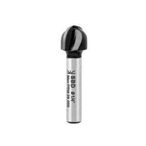 STANLEY STA80305 — Fresa Meia Cana 1/2" X 3/8" [12,70 X 9,52MM] - Haste de 1/4" [6,35MM]