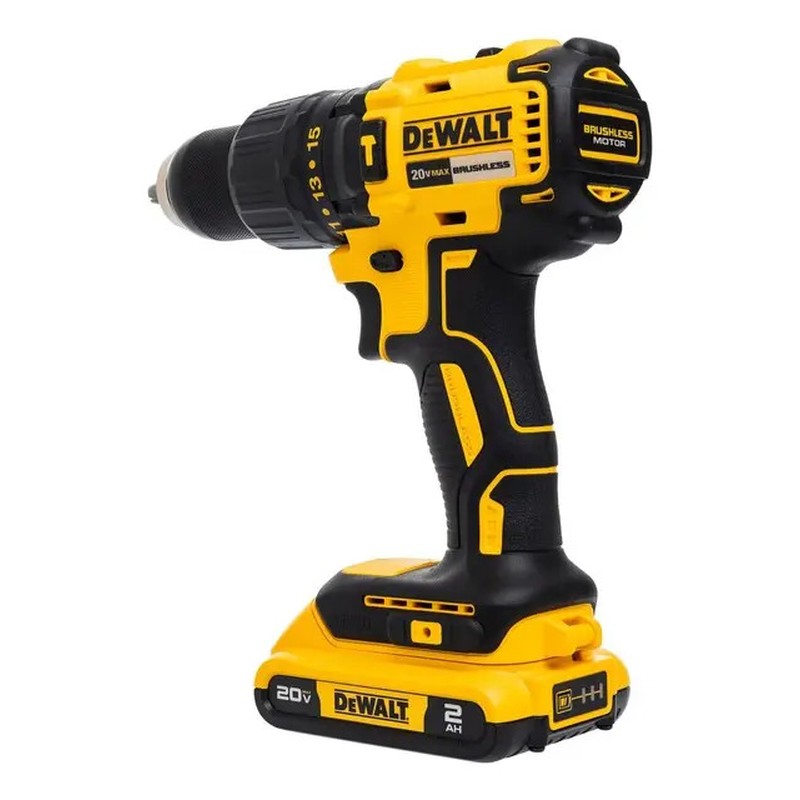 DEWALT DCD7781D2BR — Paraf/Furad de Impacto 1/2" (13MM) 20V Max* LI-Ion, Brushless 2 Bat 2AH, (DCB203) Carreg. Bivolt (DCB107) e Maleta