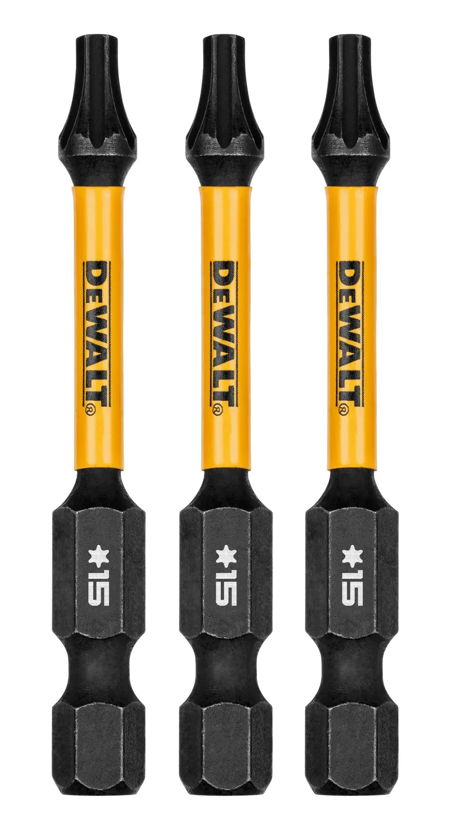 DEWALT DWAF2TX15IR3 — Ponta Torx T15 Flextorq 2-1/4" - 3PC
