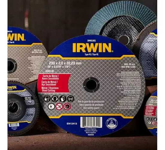 IRWIN IW3223025 — Disco de Corte 230 X 2,5 X 22,2MM
