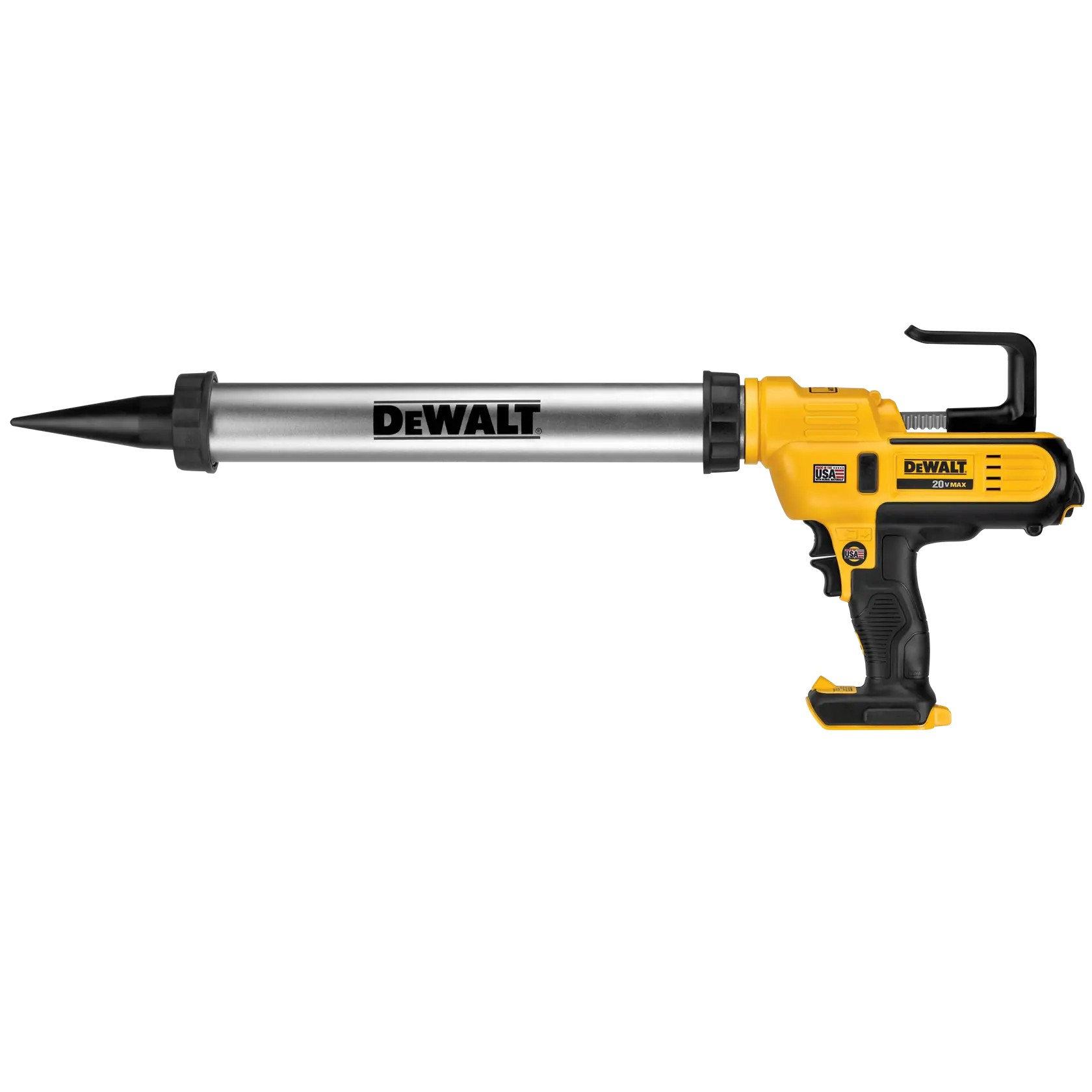 DEWALT DCE580B — Pistola Aplicadora de Silicone P/ Sache de 600ML 20V Max* LI-Ion sem Bateria e Carregador
