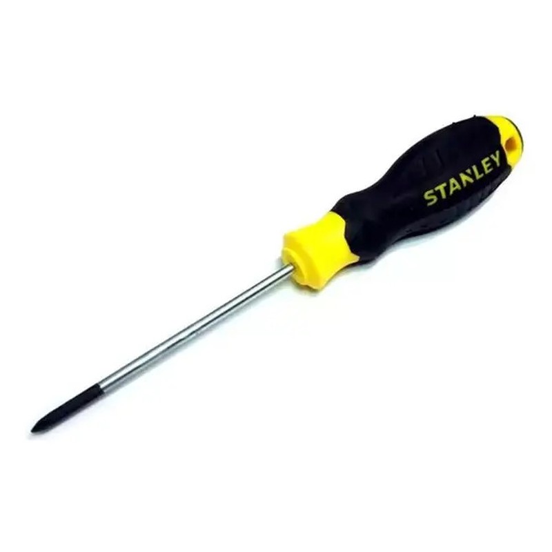 STANLEY STMT60813-840 — 1/4X10"PH2 Chave Emborrachada Cushiongrip™ Fenda Cruzada