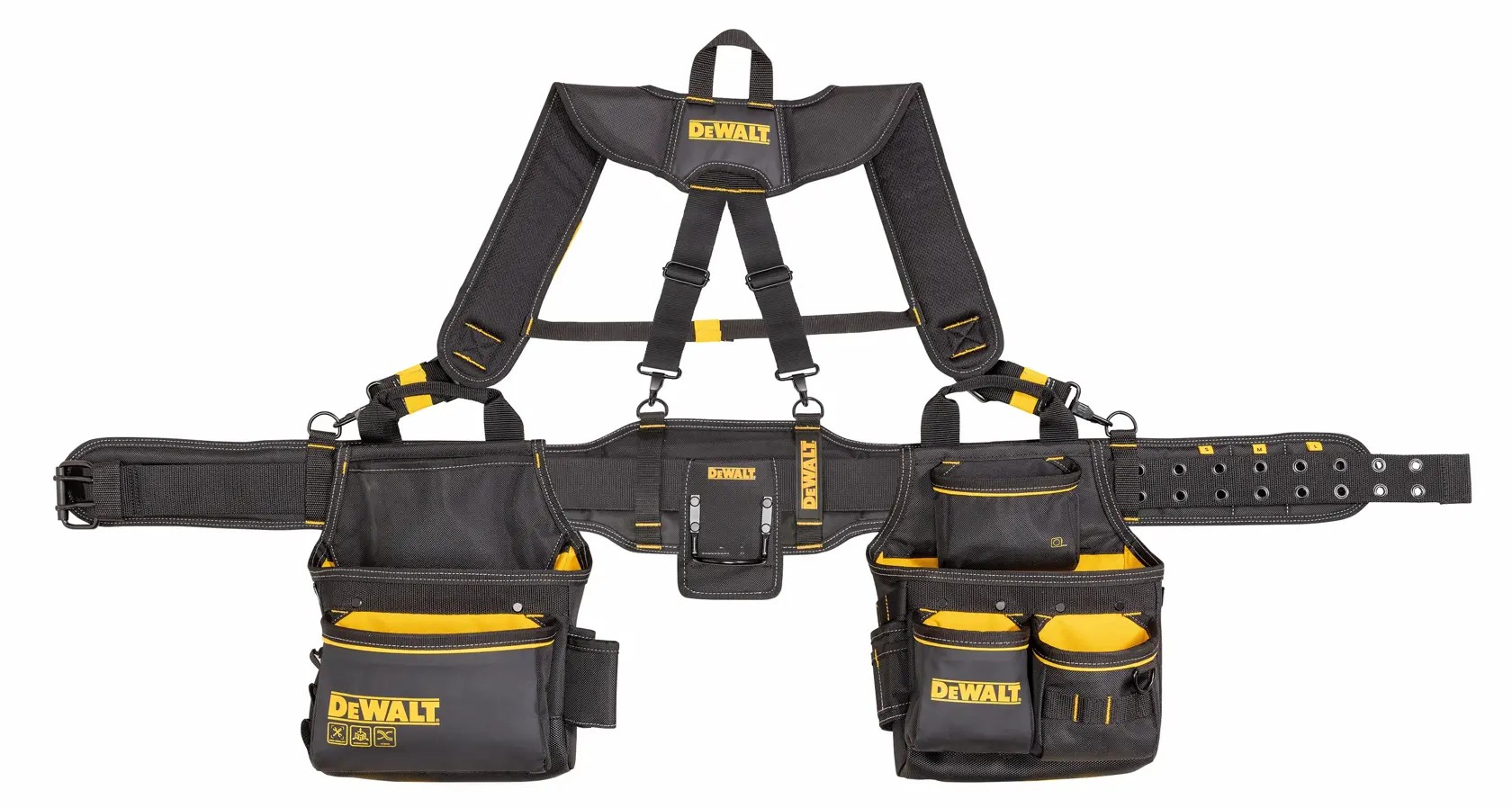 DEWALT DWST540602 — Cinto Reforçado Suspensório 25 Bolsos (Lançamento)