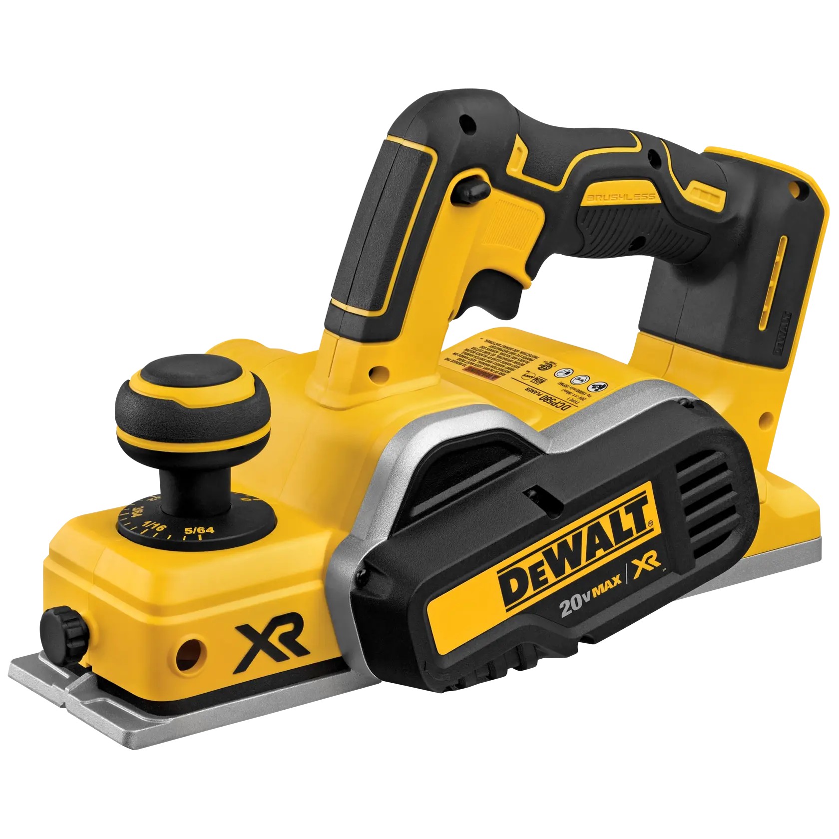 DEWALT DCP580B — Plaina 20V Max* LI-Ion Brushless, sem Bateria e Carregador