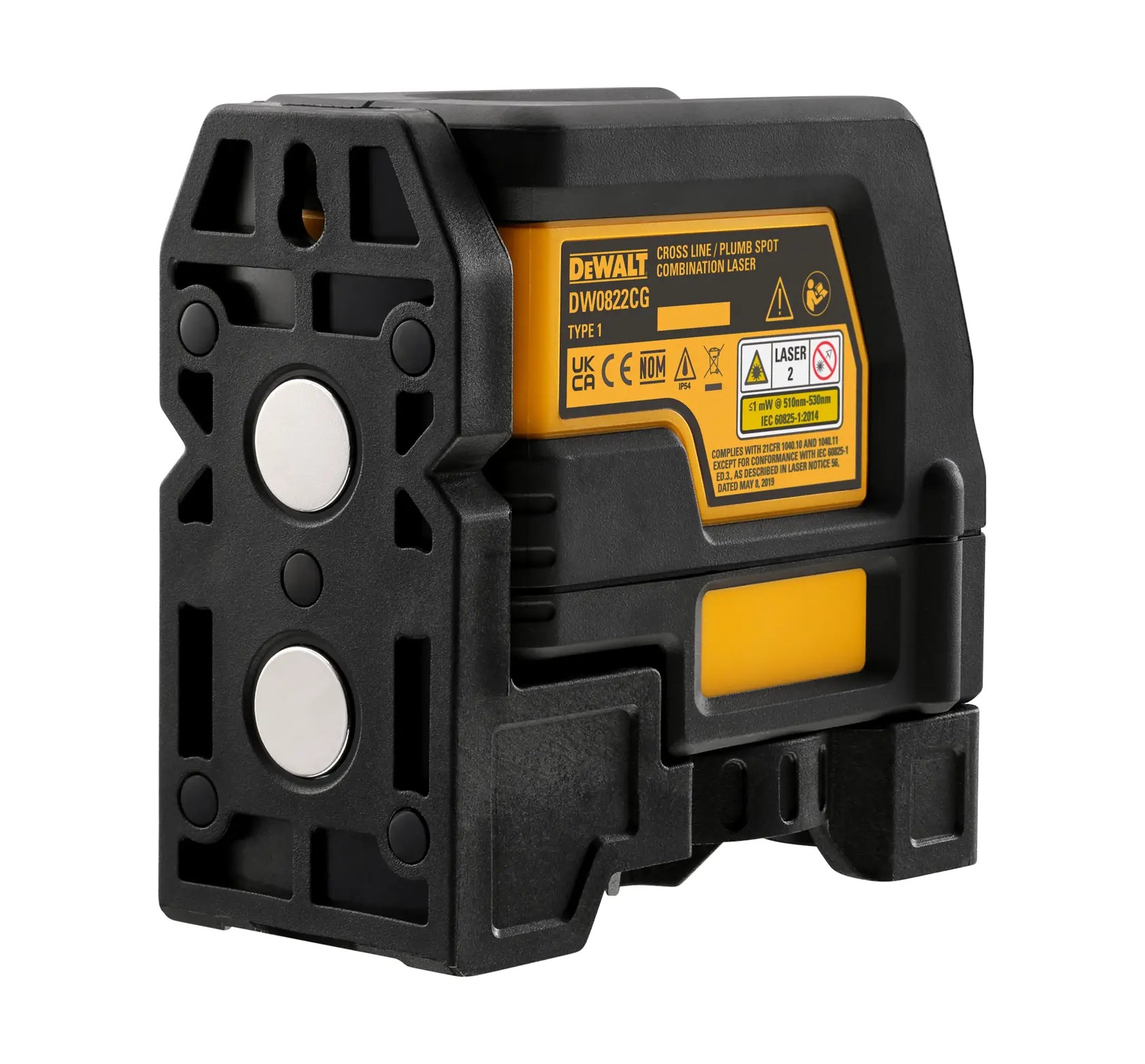 DEWALT DW0822CG — Nivel Laser Combinado Verde 2 LINHAS/2 Pontos 3 Pilhas AA 30M