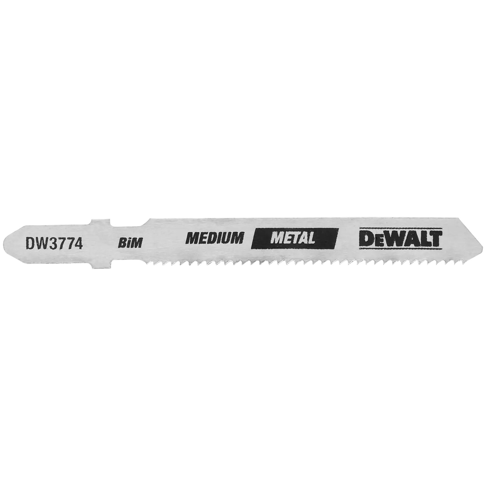 DEWALT DW3774-5 — Lâmina Serra Tico Tico - 3" - 18DPP - Corte Médio Metal - Enc "T" Bim - 5 PCS