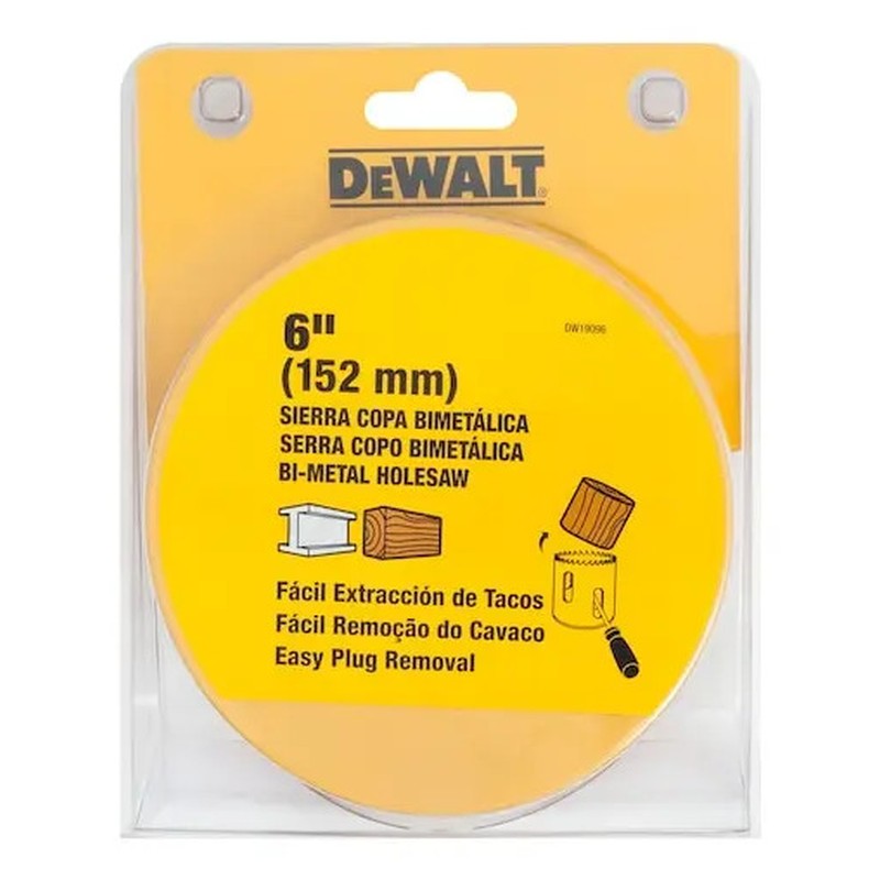 DEWALT DW19096 — Serra Copo DEWALT 6"/152MM