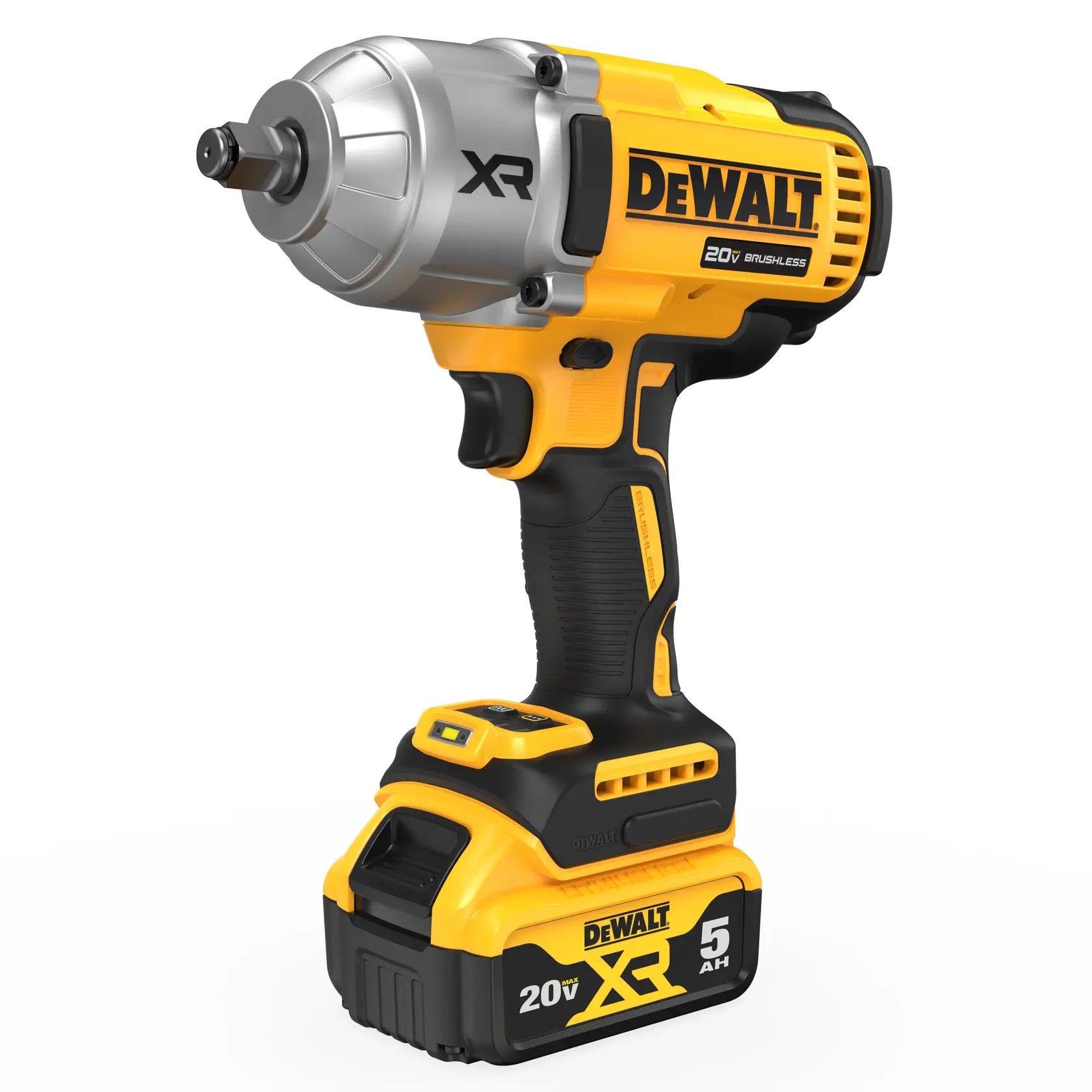 DEWALT DCF900P2-BR — Chave de Impacto 1/2" (13MM) 20V Max* Brushless 1.396NM C/ 2 Bat 5AH (DCB205) Carreg Bivolt (DCB1104) e Bolsa