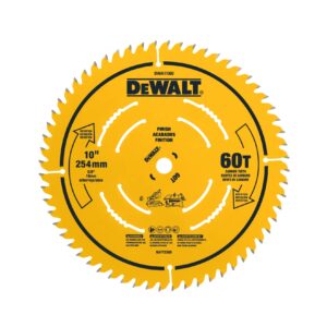 DEWALT DWA11060 — Lâmina Serra Esquadria - One Blade - 10" - 60D - Furo de 5/8" (16MM) ACABAMENTO Fino em Madeira Limpa
