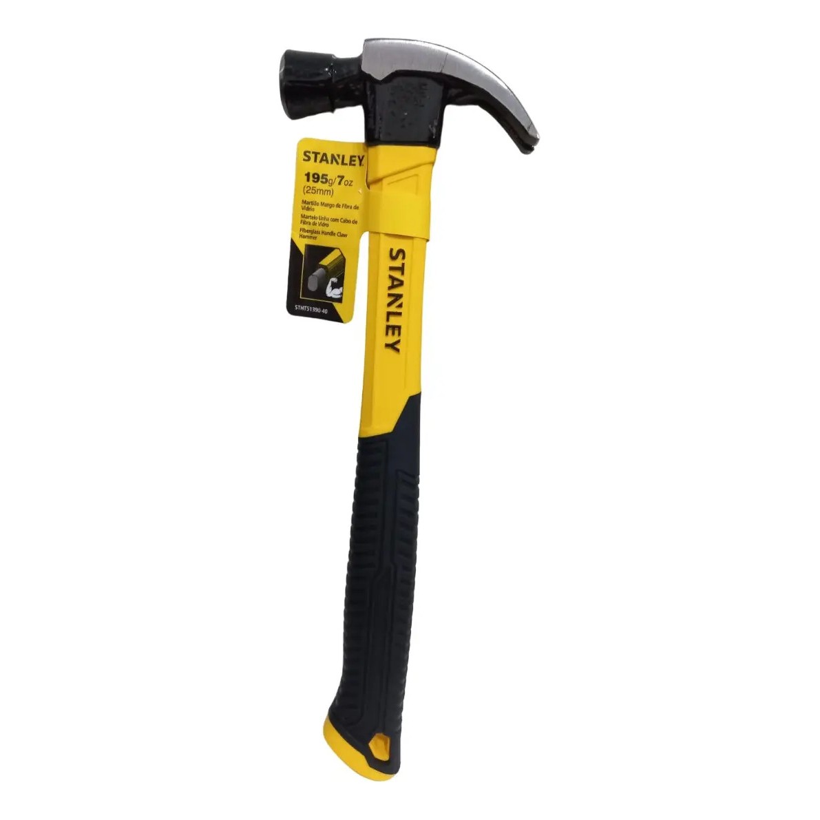STANLEY STHT51390-40 — Martelo Unha C/Fibra Vidro 25MM