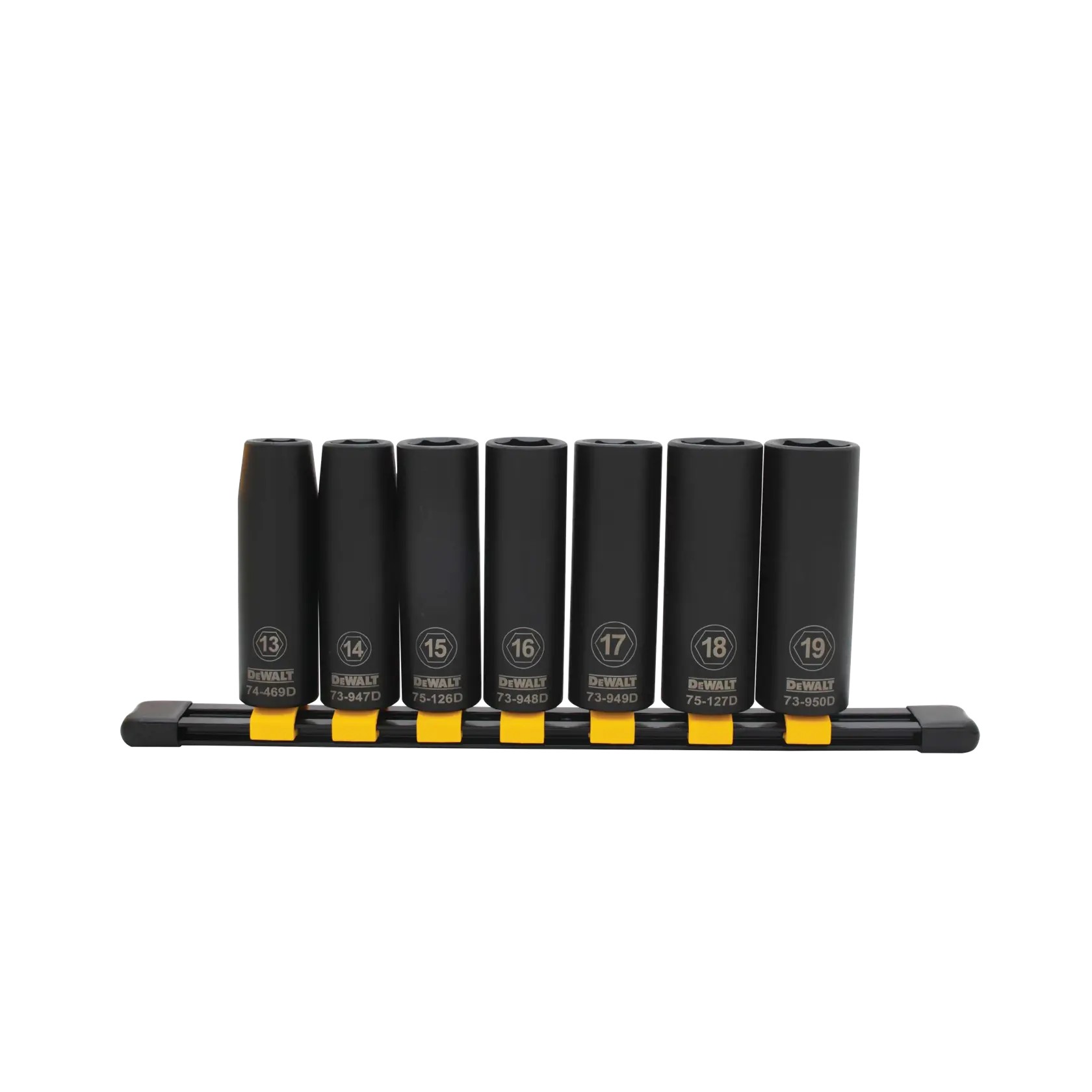DEWALT DWMT74449OSP — Jogo Soquetes Impac Profundos MM 7PCS (Lançamento)
