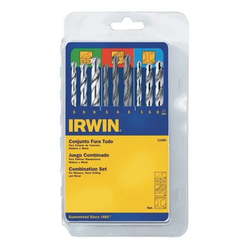 CJ BR AR MD 3PTS IRWIN 9 Pçs MM Etj
