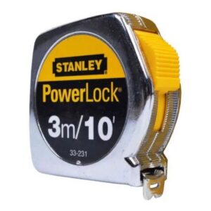 STANLEY 33-231S — 3M Trena Powerlock® - Caixa Metálica Esp Fita 13MM