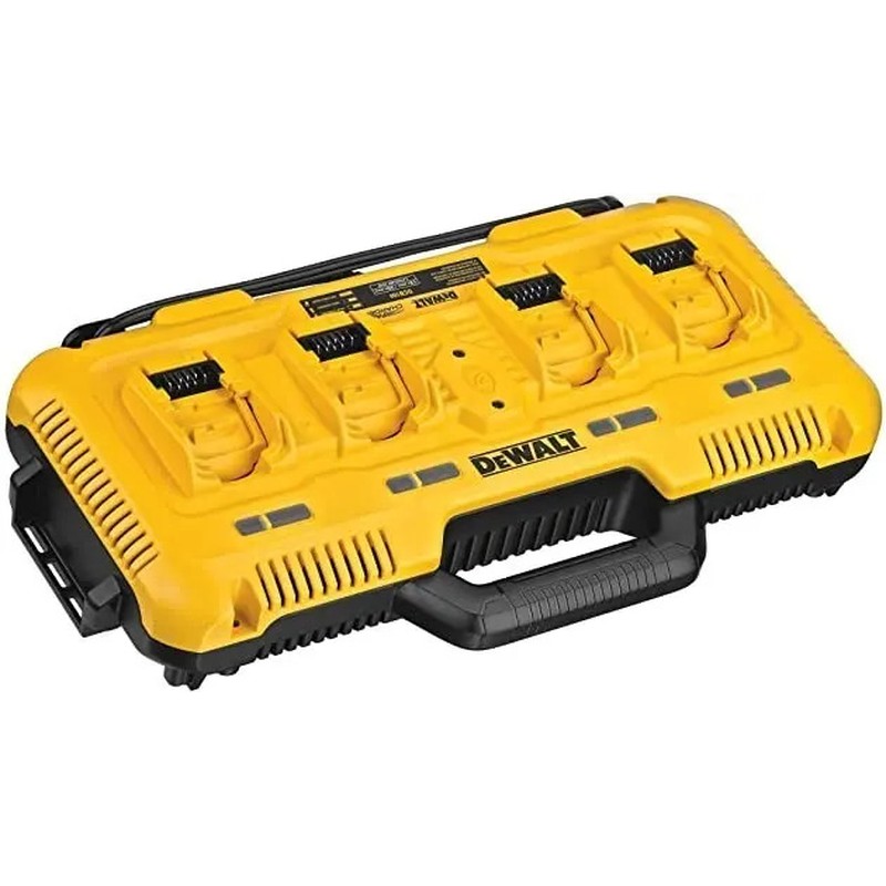 DEWALT DCB104-B2 — Multi Carregador Rápido 12V-20V Max* LI-Ion 4 Entradas, 8A 220V