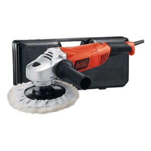 Black+decker WP1500K-BR — Politriz / Lixadeira 7" (180MM) 1.300W com Maleta e 3 Acessórios - 127V