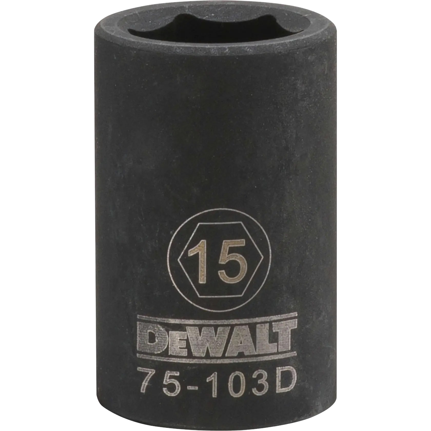 DEWALT DWMT75103OSP — Soquete de Impacto 1/2" Curto 15MM