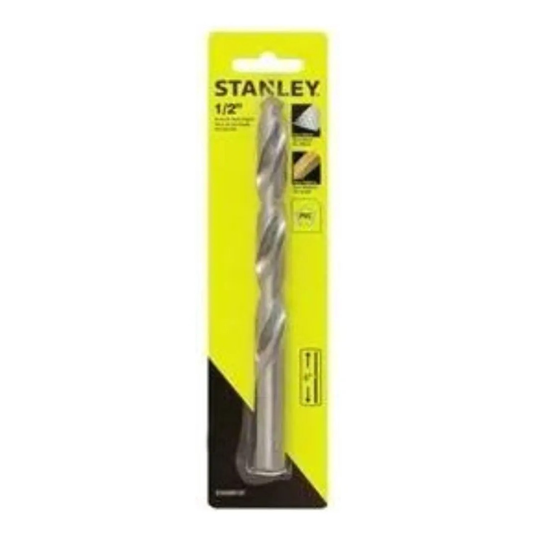 STANLEY STA50012C — Broca AR Helicoidal ANSI B 94 11M P/ Metal STANLEY 150MM X 1/2" - Autosserviço