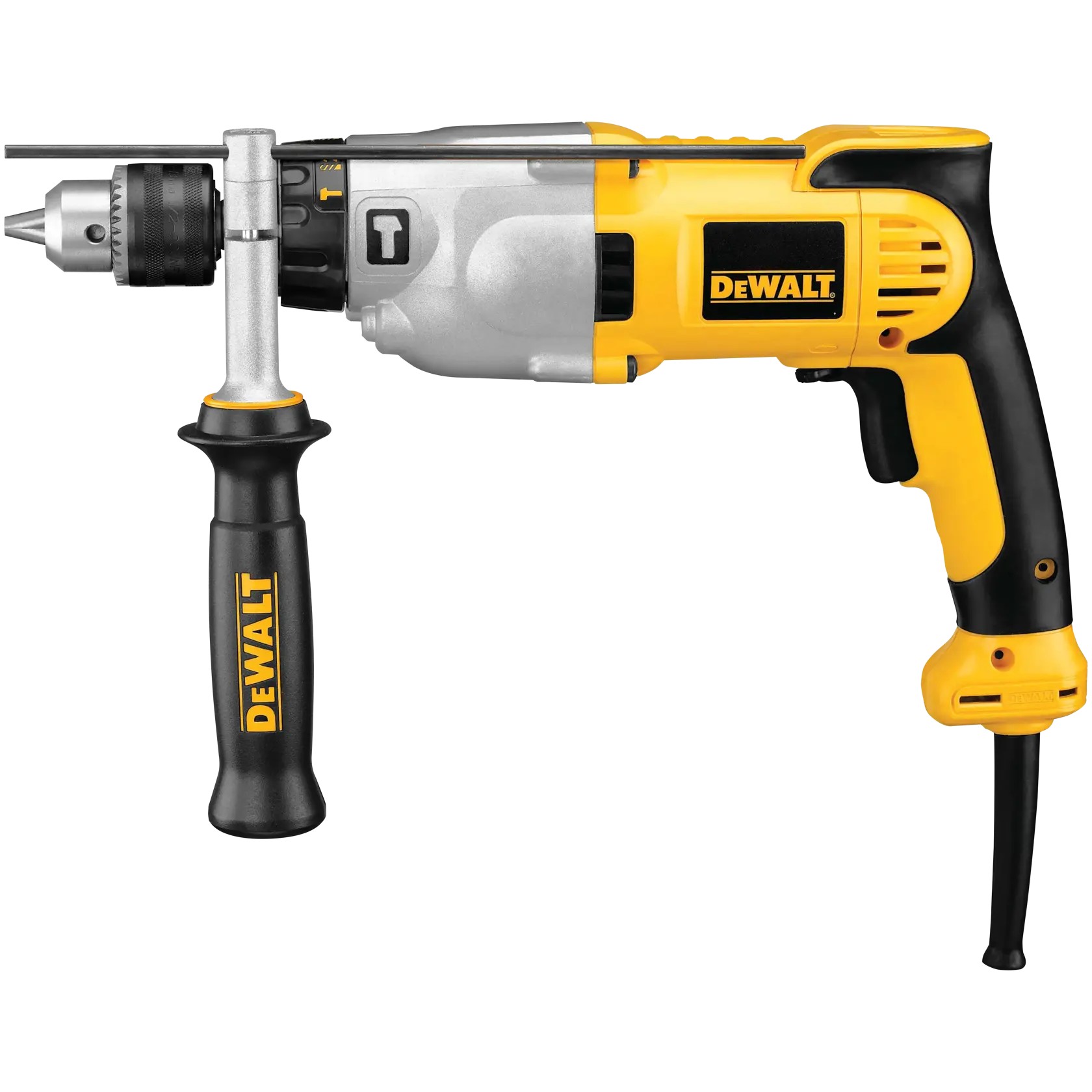 DEWALT DWD520-B2 — Furadeira de Impacto 1/2" (13MM), 1.100W, 2 Vvr, 2 Vel Mecânicas, 220V