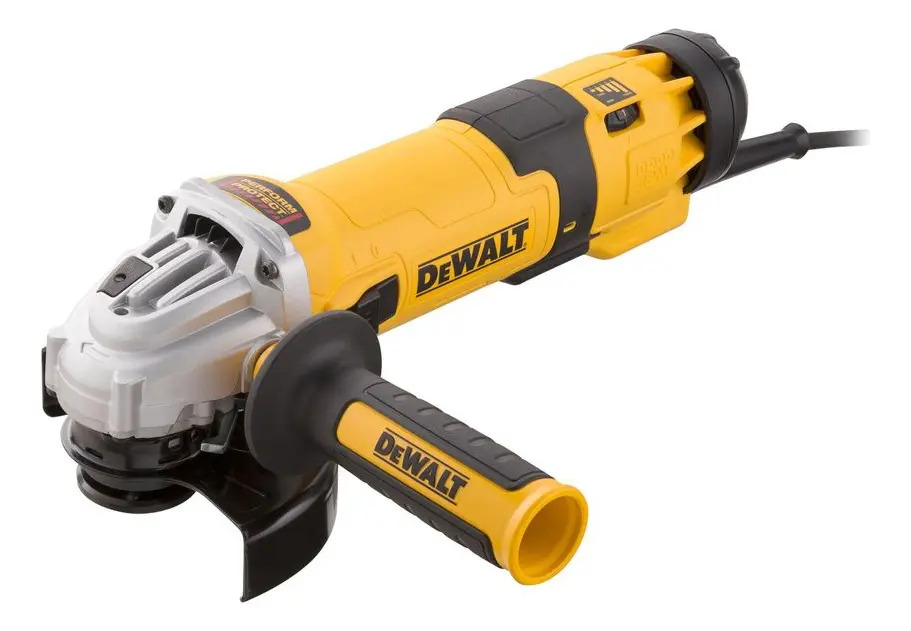 DEWALT DWE4336-B2 — Esmerilhadeira 5” (125MM) 1.500W, 2.800-10.000 RPM, "Embreagem Eletronica de Segurança", 220V