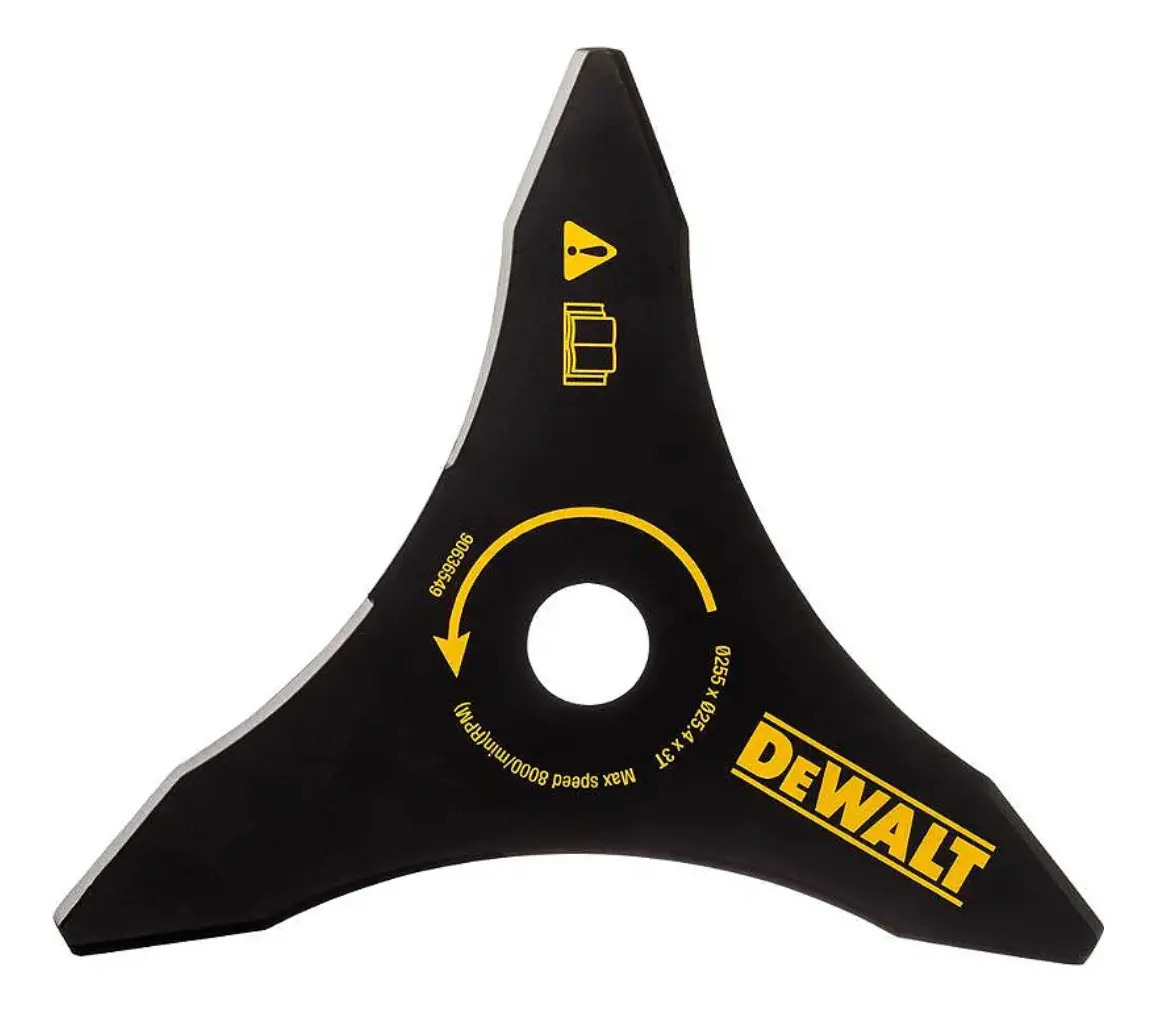 DEWALT DT20653-LA — Lâmina de Corte com 3 Pontas (Tri-Blade), 25CM, para Roçadeira Mod. DCSB970BE, DEWALT